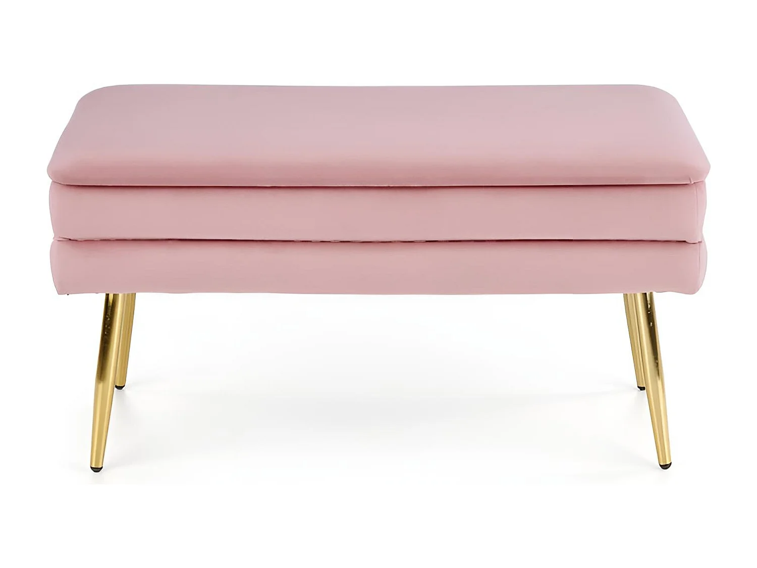 Sitzbank Velva/Samtstoffbezug/Pink