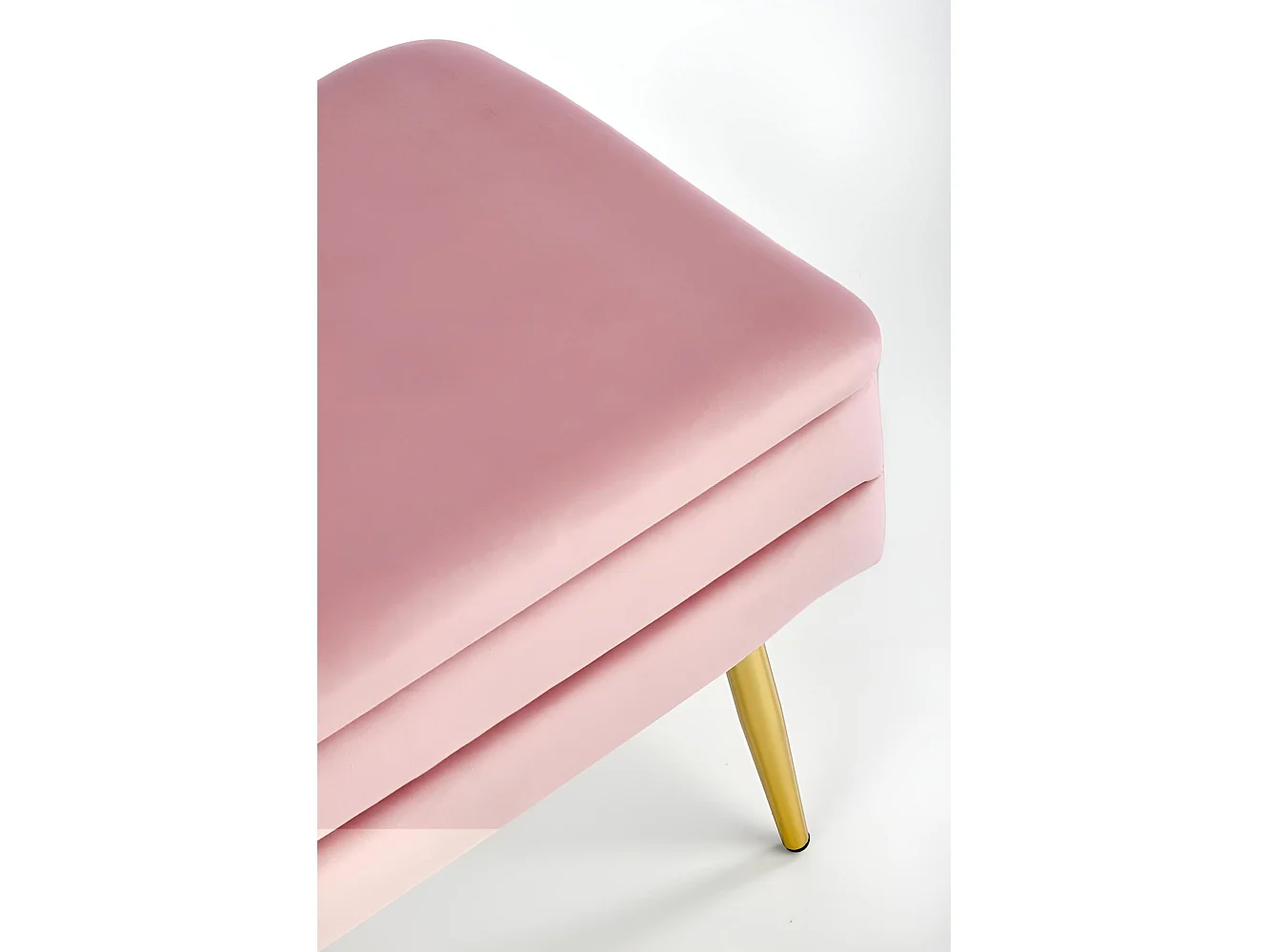 Sitzbank Velva/Samtstoffbezug/Pink