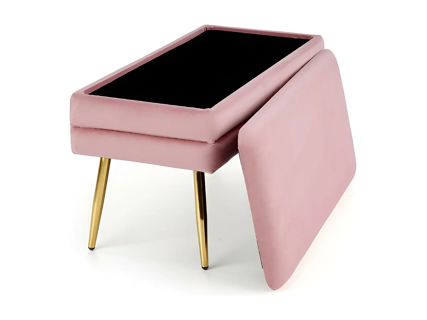 Cassapanca Velva/Tessuto-Velluto/Rosa