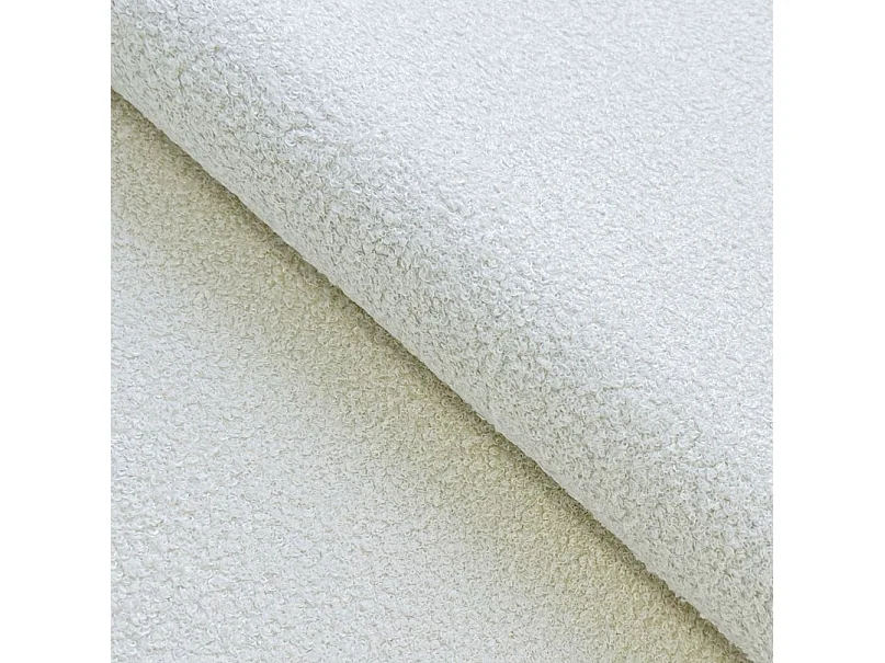 Canapé d'angle BABU avec lit – Sofa convertible moderne NOW OR NEVER, 300x105x60cm, côté gauche, BLANC