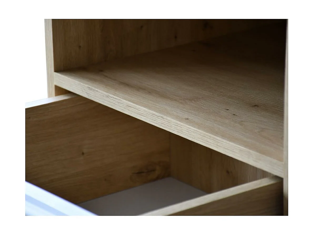 LIT COUCHÉ Stella 166/211/108 avec 2 tables de nuit noir