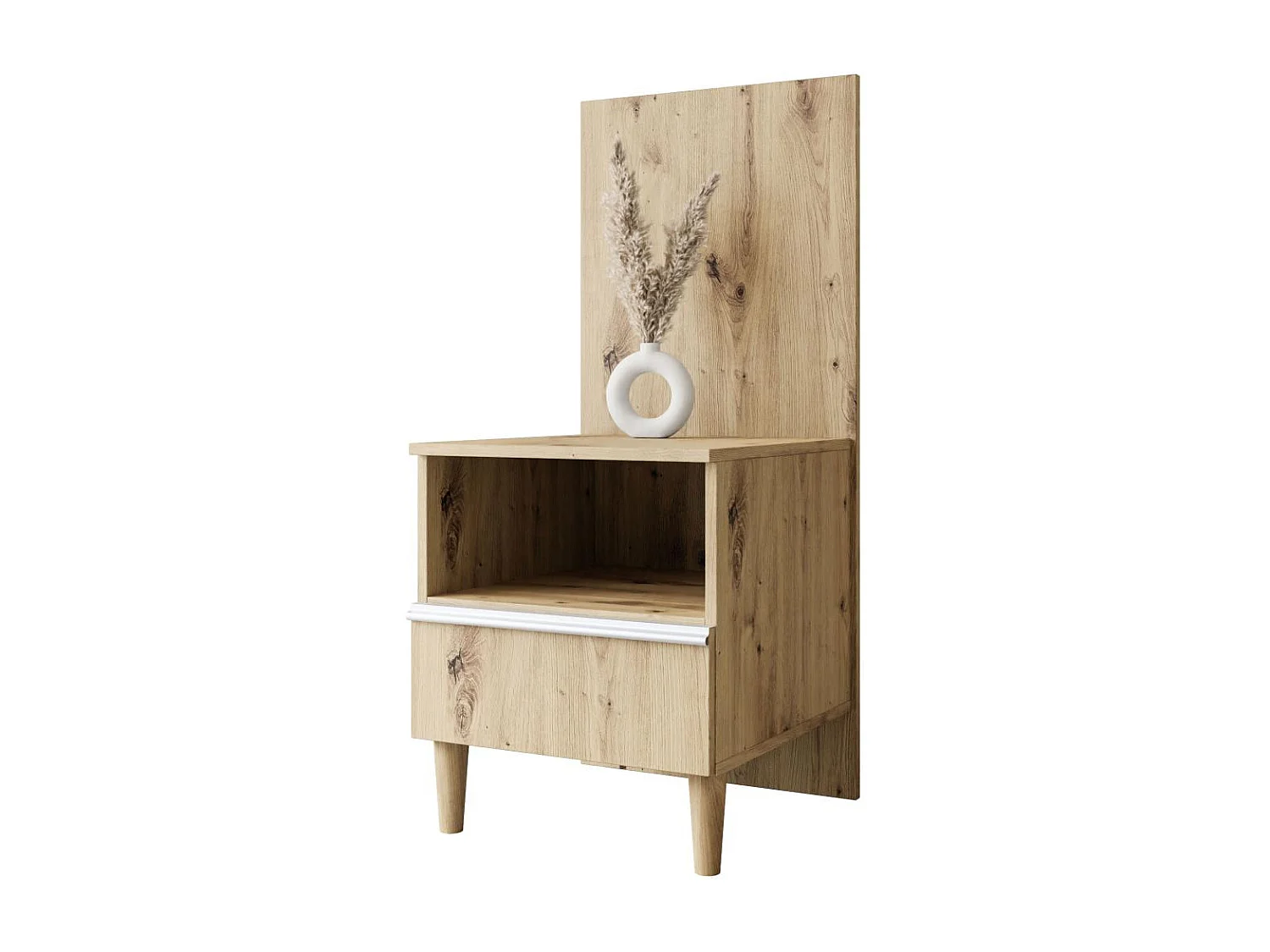 POLSTERBETT Lectus 166/211/108 mit 1 Nachttisch beige