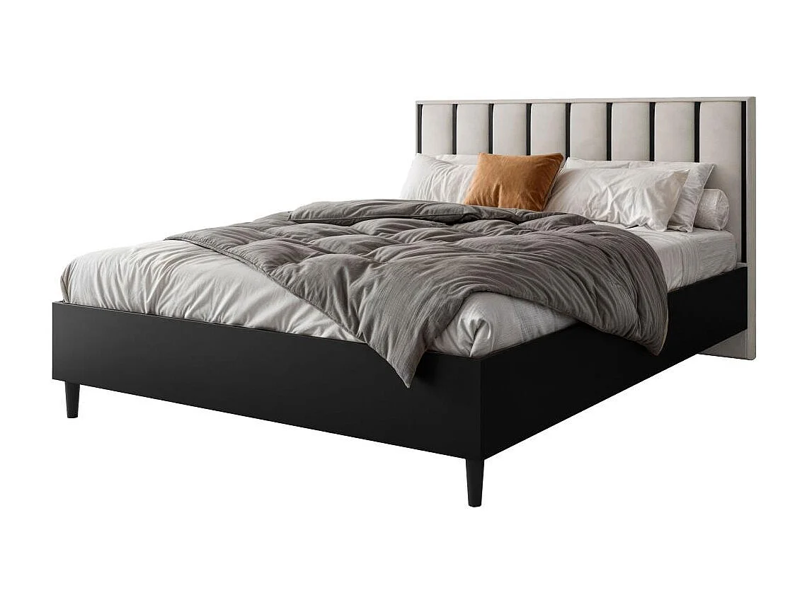 LIT COUCHÉ Stella 166/211/108 avec 1 table de nuit beige