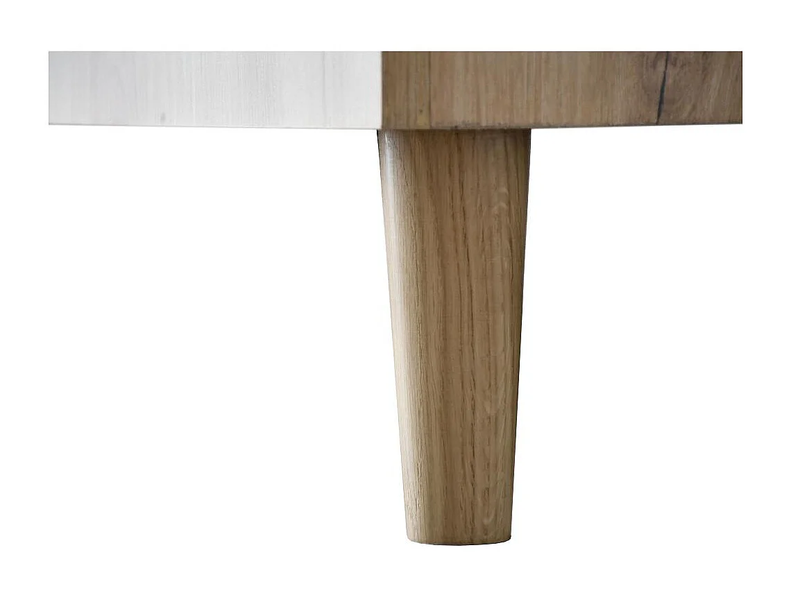 LIT COUCHÉ Stella 166/211/108 blanc/beige