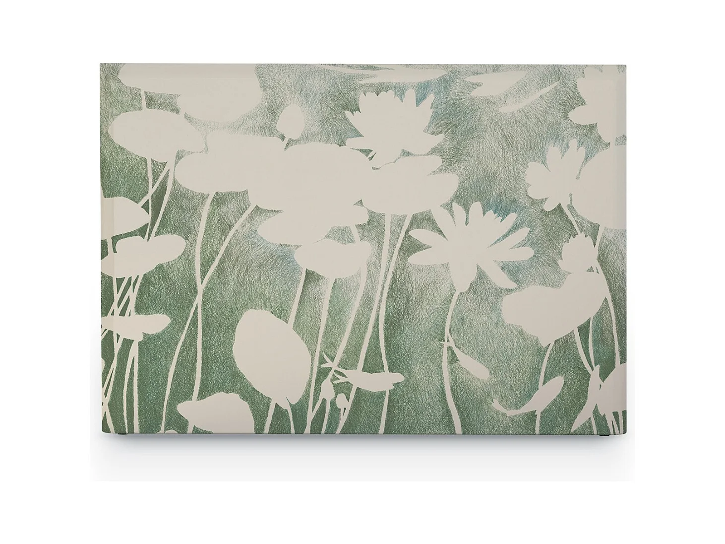 BELLECOUR LITERIE | Tête de lit déhoussable HAKU 180x110 cm | Coloris Vert