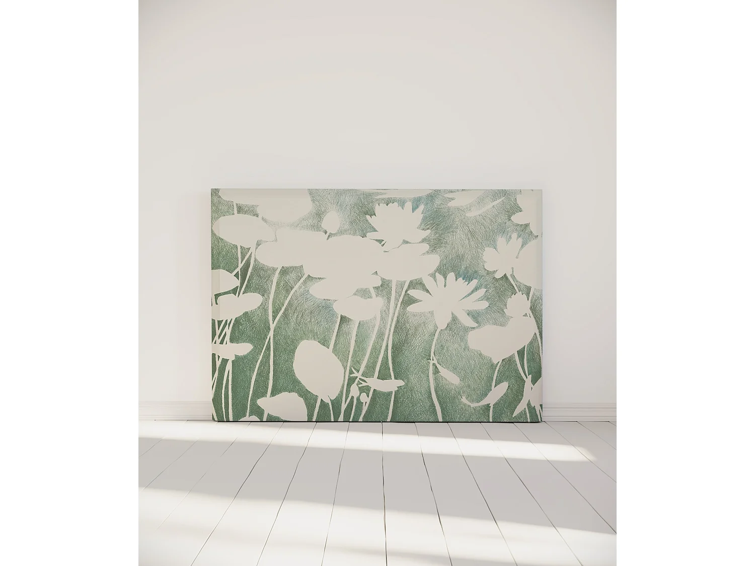 BELLECOUR LITERIE | Tête de lit déhoussable HAKU 180x110 cm | Coloris Vert