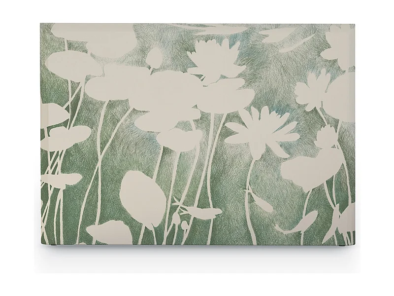 BELLECOUR LITERIE | Tête de lit déhoussable HAKU 180x110 cm | Coloris Vert