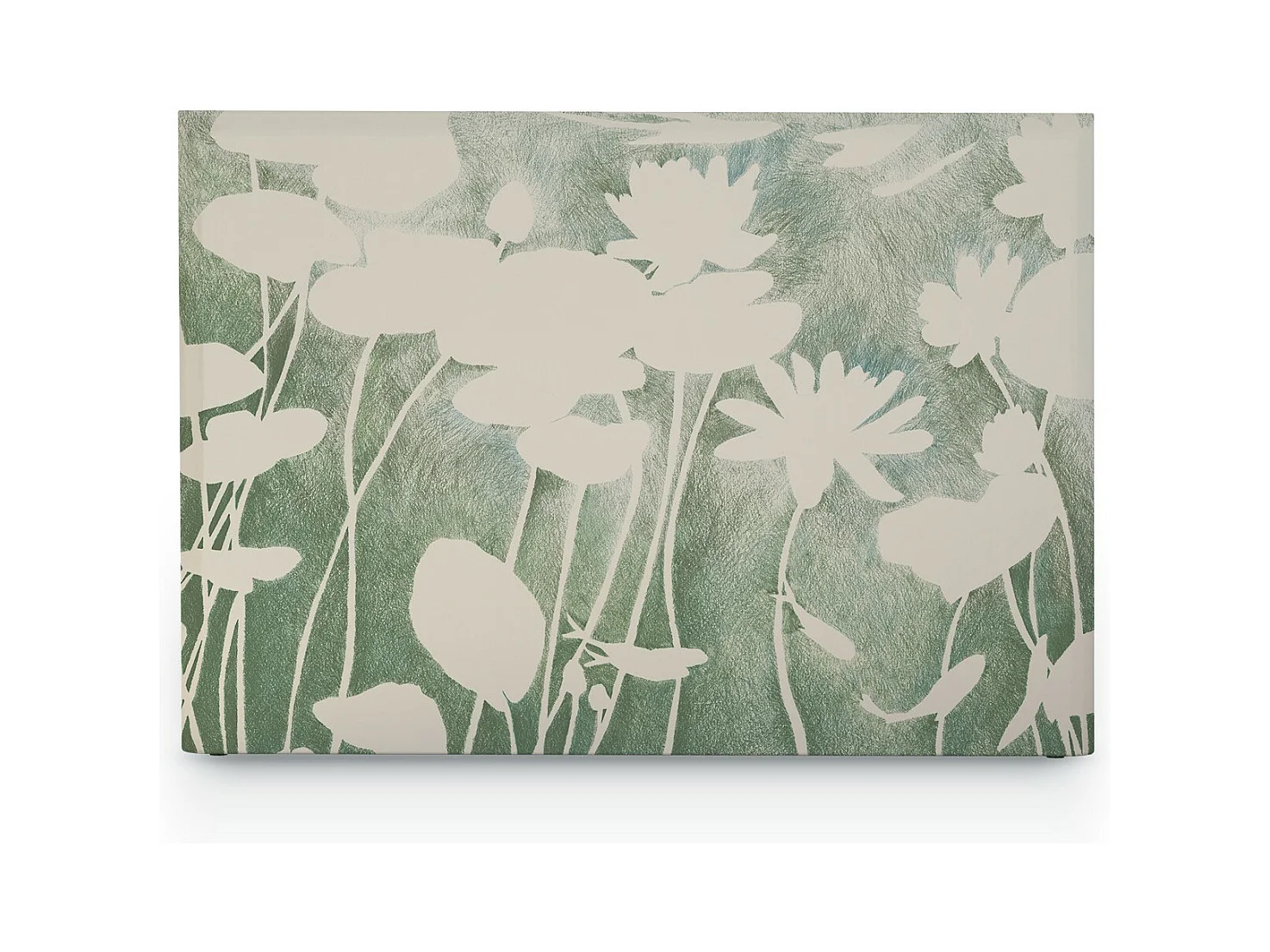 BELLECOUR LITERIE | Tête de lit déhoussable HAKU 140x110 cm | Coloris Vert