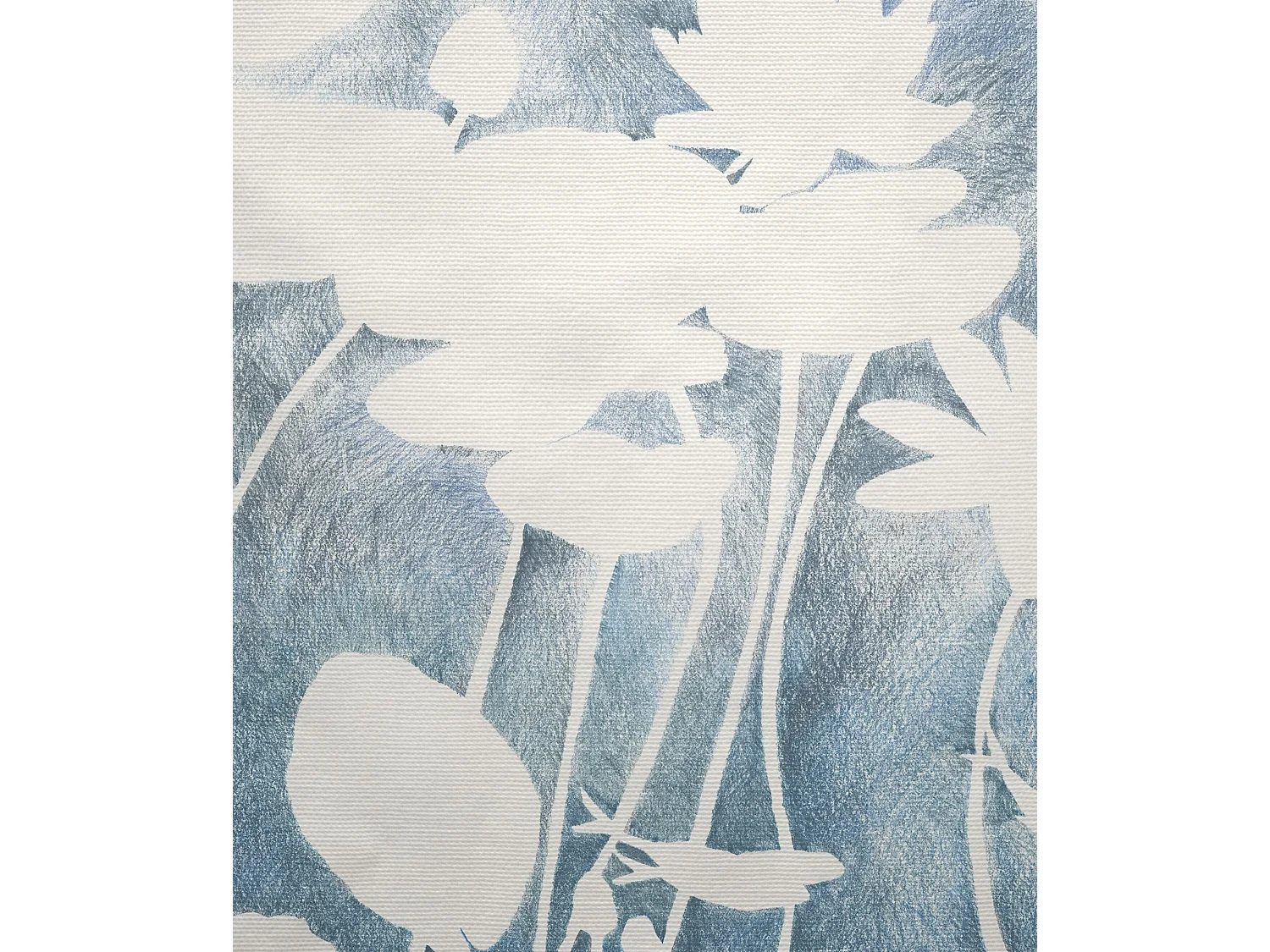 BELLECOUR LITERIE | Tête de lit déhoussable HAKU 140x110 cm | Coloris Bleu