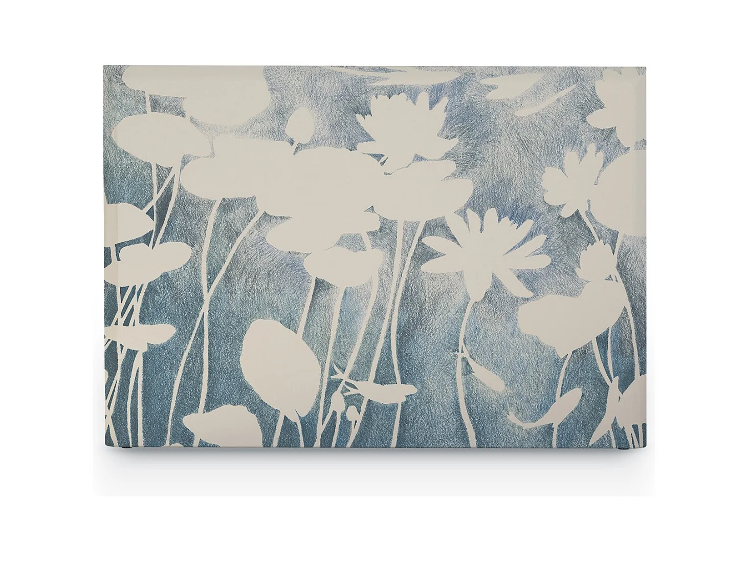 BELLECOUR LITERIE | Tête de lit déhoussable HAKU 140x110 cm | Coloris Bleu