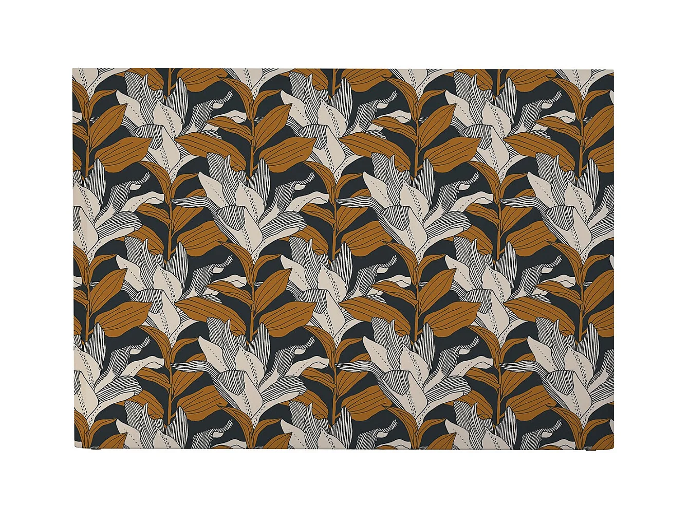 BELLECOUR LITERIE | Tête de lit déhoussable TONI 180x110 cm | Coloris Bleu