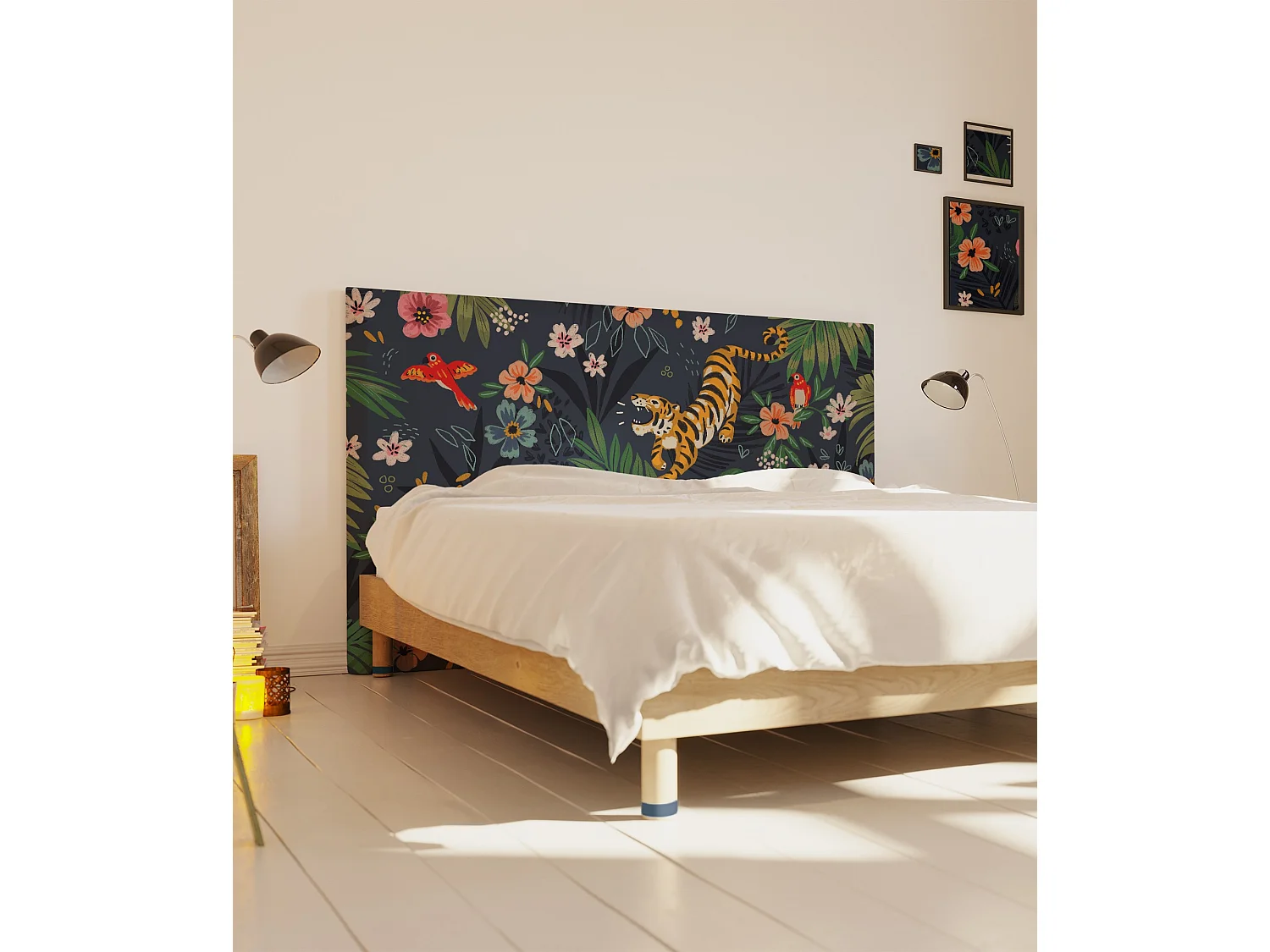 BELLECOUR LITERIE | Tête de lit déhoussable TIGRIS FORTIS 180x110 cm