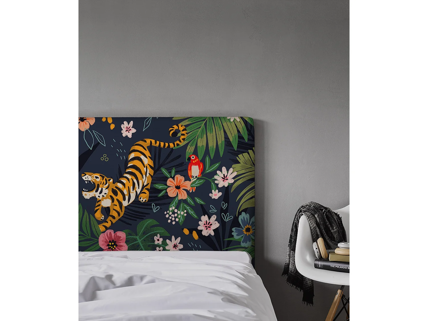 BELLECOUR LITERIE | Tête de lit déhoussable TIGRIS FORTIS 180x110 cm