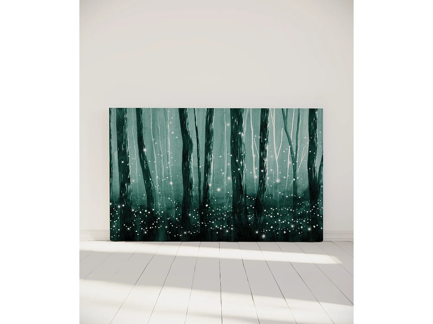 BELLECOUR LITERIE | Tête de lit déhoussable LUCIOLES 160x110 cm | Coloris Vert