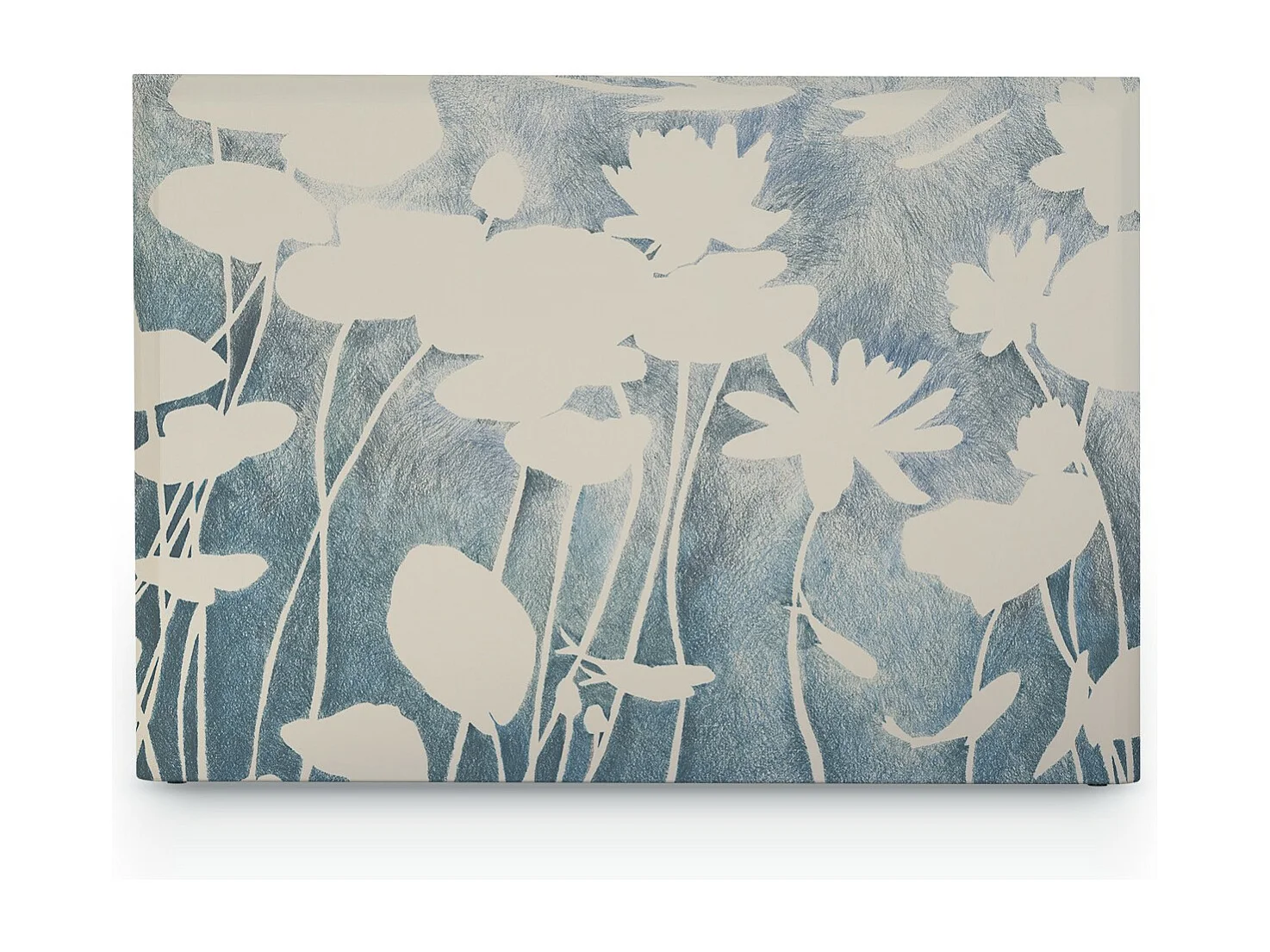 BELLECOUR LITERIE | Tête de lit déhoussable HAKU 180x110 cm | Coloris Bleu