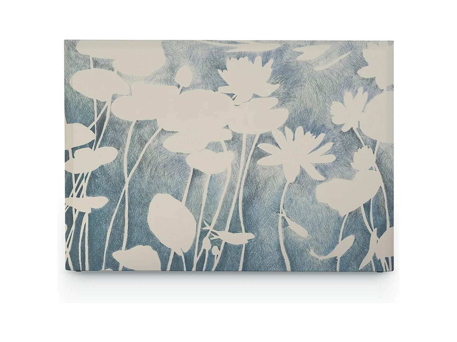BELLECOUR LITERIE | Tête de lit déhoussable HAKU 180x110 cm | Coloris Bleu