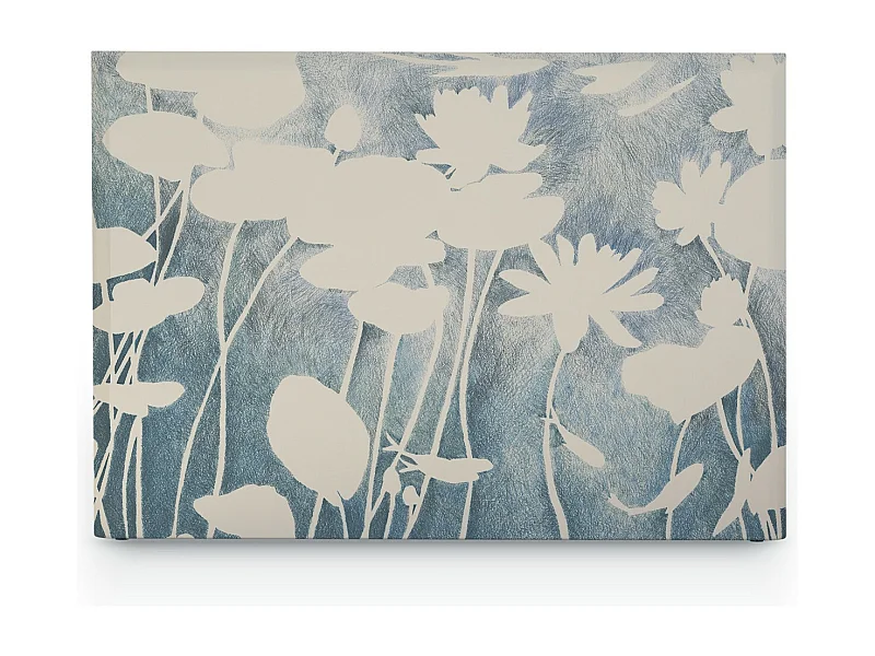 BELLECOUR LITERIE | Tête de lit déhoussable HAKU 180x110 cm | Coloris Bleu