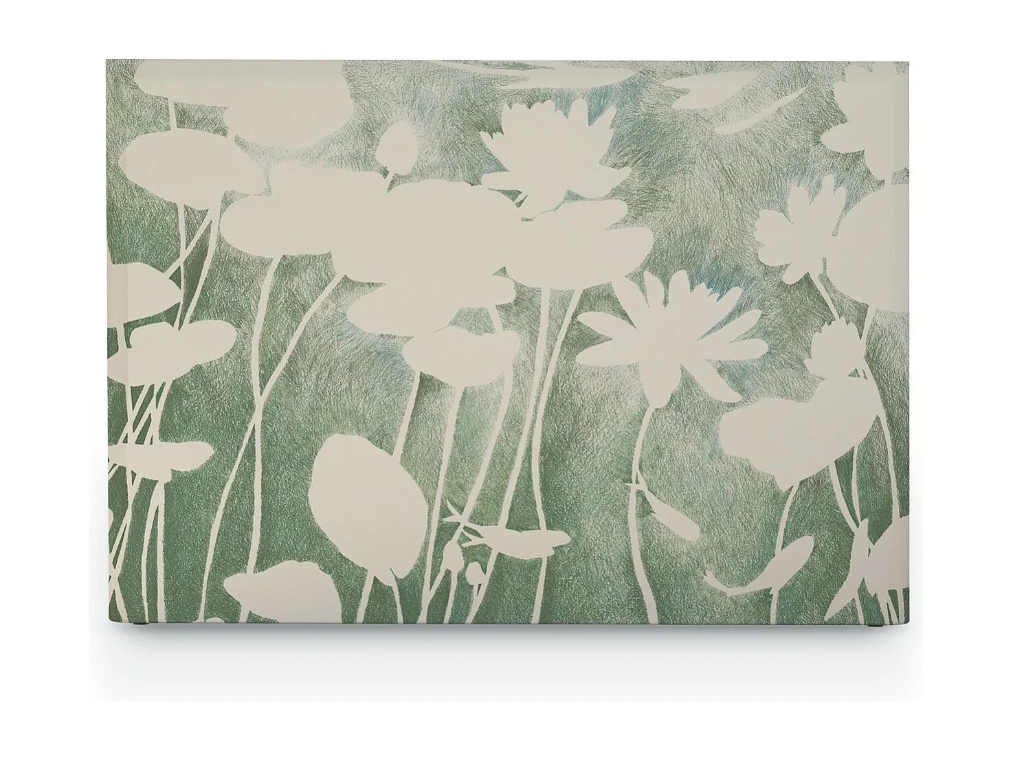 BELLECOUR LITERIE | Tête de lit déhoussable HAKU 160x110 cm | Coloris Vert