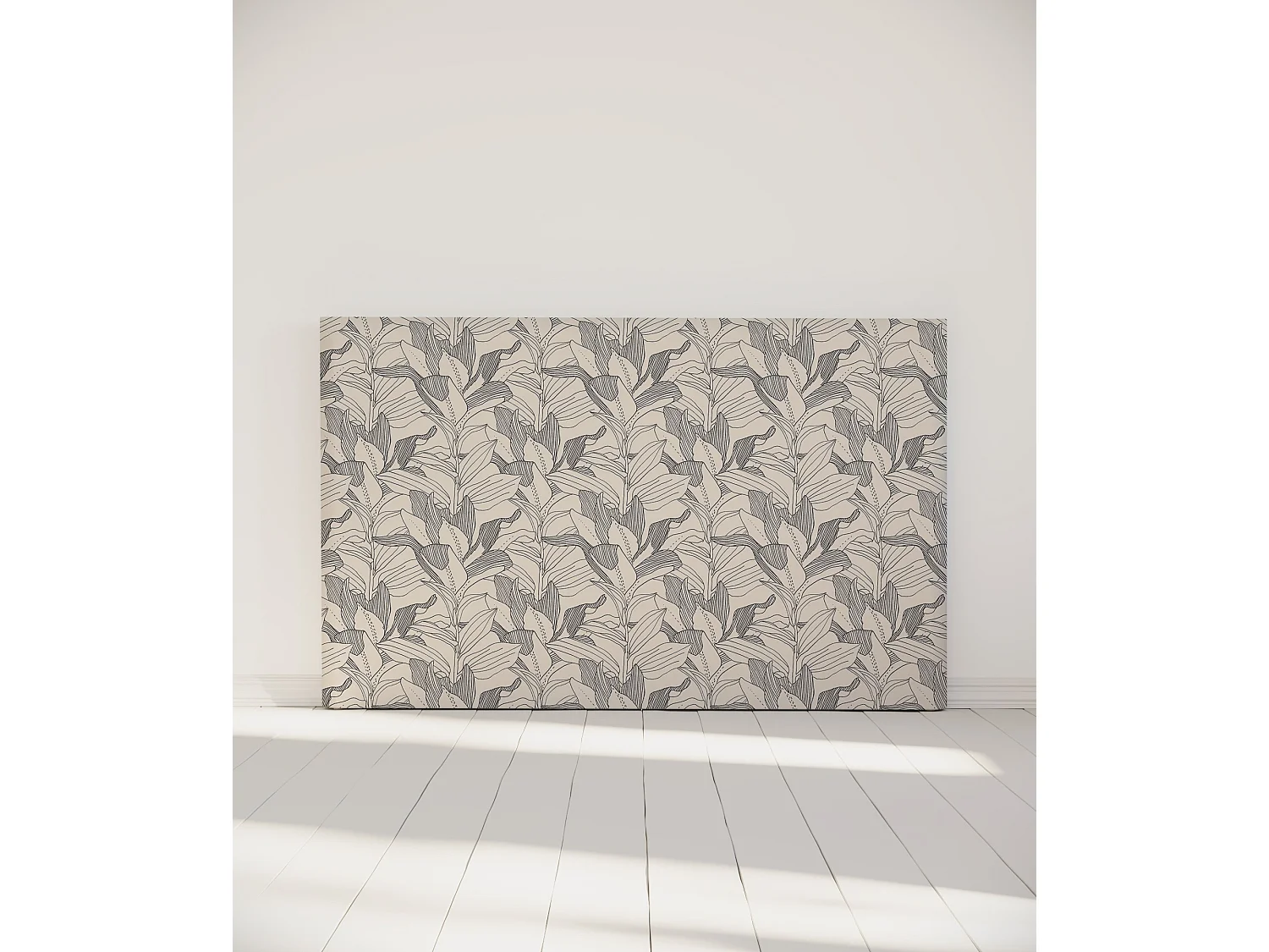 BELLECOUR LITERIE | Tête de lit déhoussable TONI 180x110 cm | Coloris Beige
