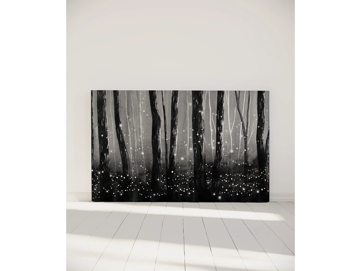 BELLECOUR LITERIE | Tête de lit déhoussable LUCIOLES 180x110 cm | Coloris Noir