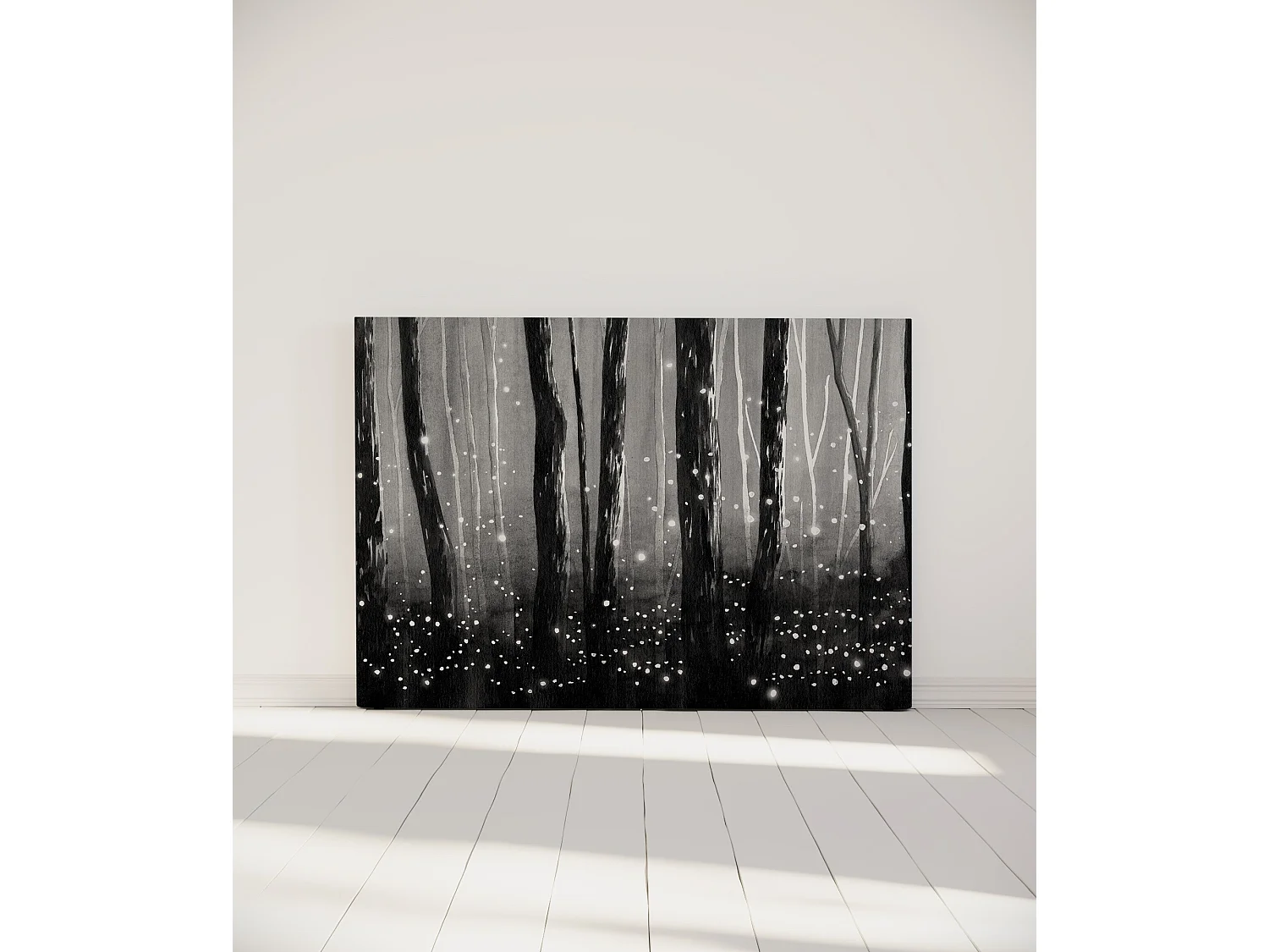 BELLECOUR LITERIE | Tête de lit déhoussable LUCIOLES 160x110 cm | Coloris Noir