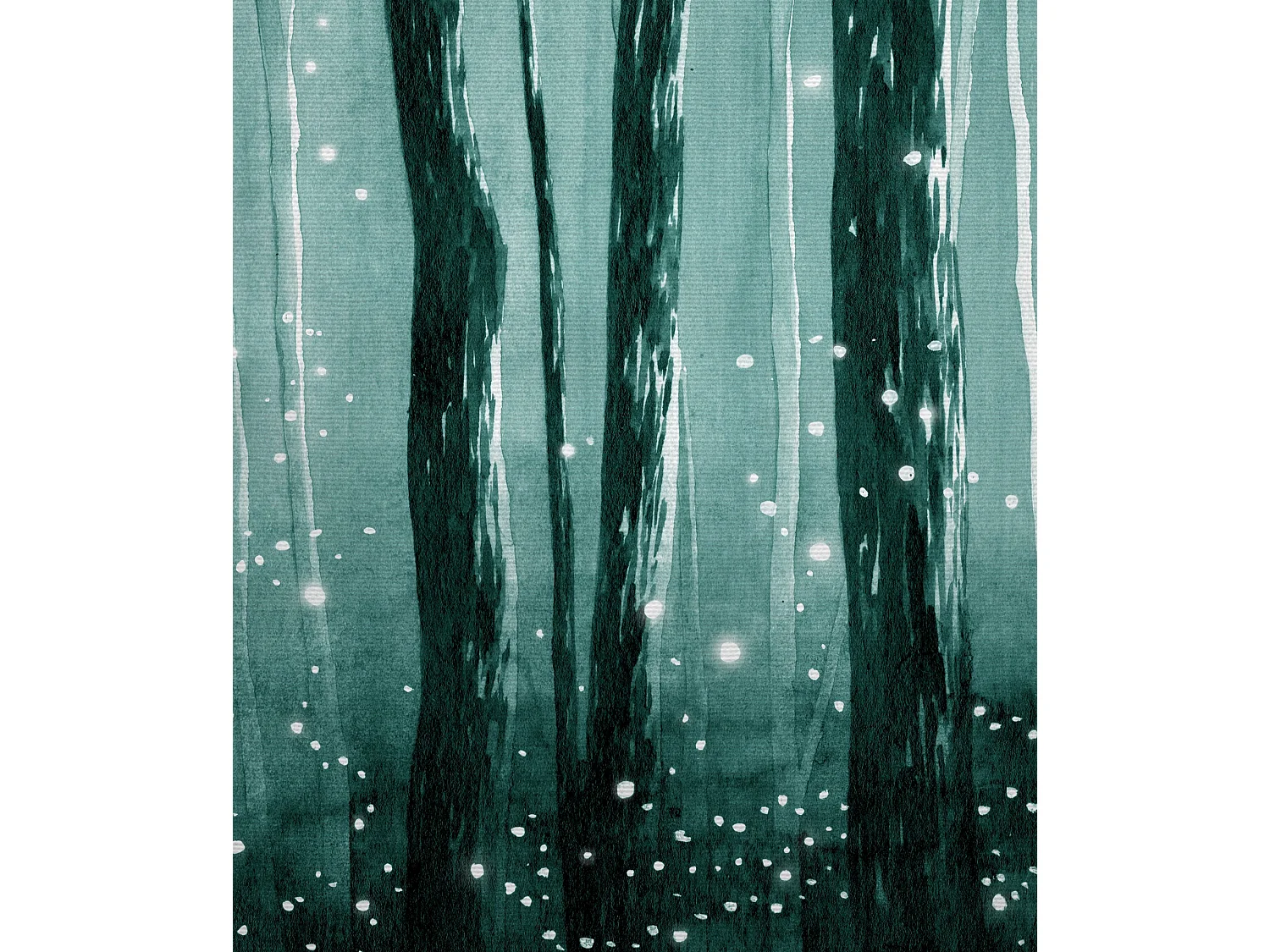 BELLECOUR LITERIE | Tête de lit déhoussable LUCIOLES 140x110 cm | Coloris Vert