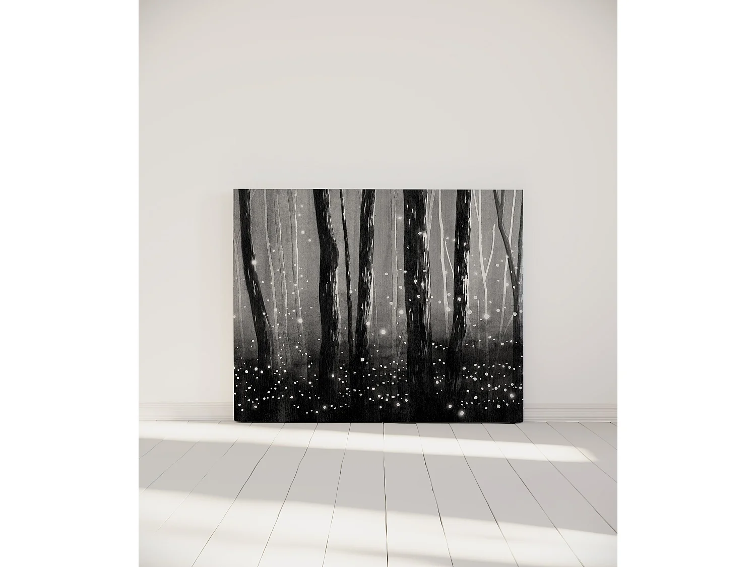 BELLECOUR LITERIE | Tête de lit déhoussable LUCIOLES 140x110 cm | Coloris Noir