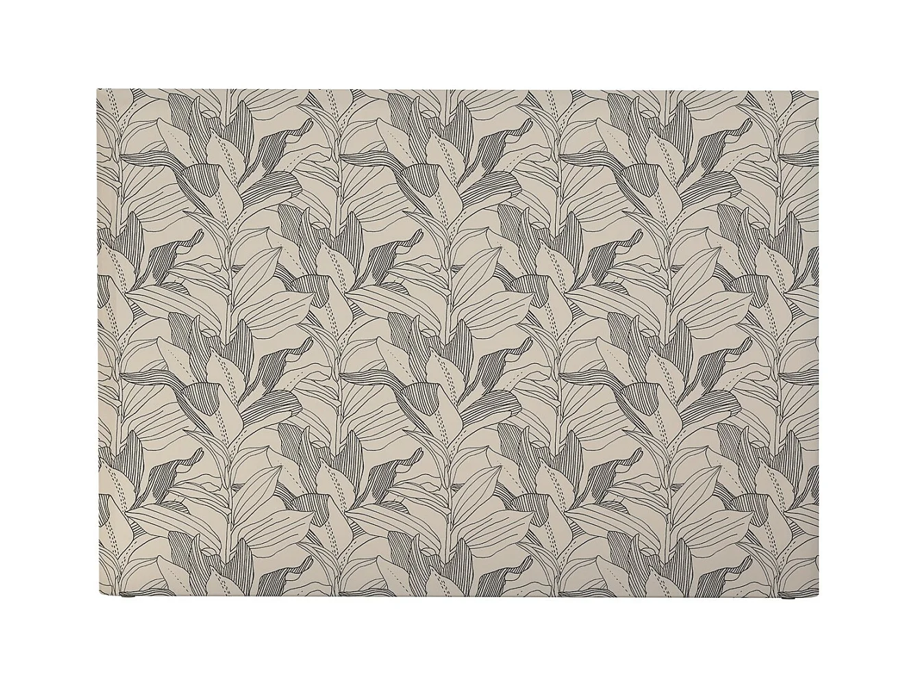 BELLECOUR LITERIE | Tête de lit déhoussable TONI 140x110 cm | Coloris Beige