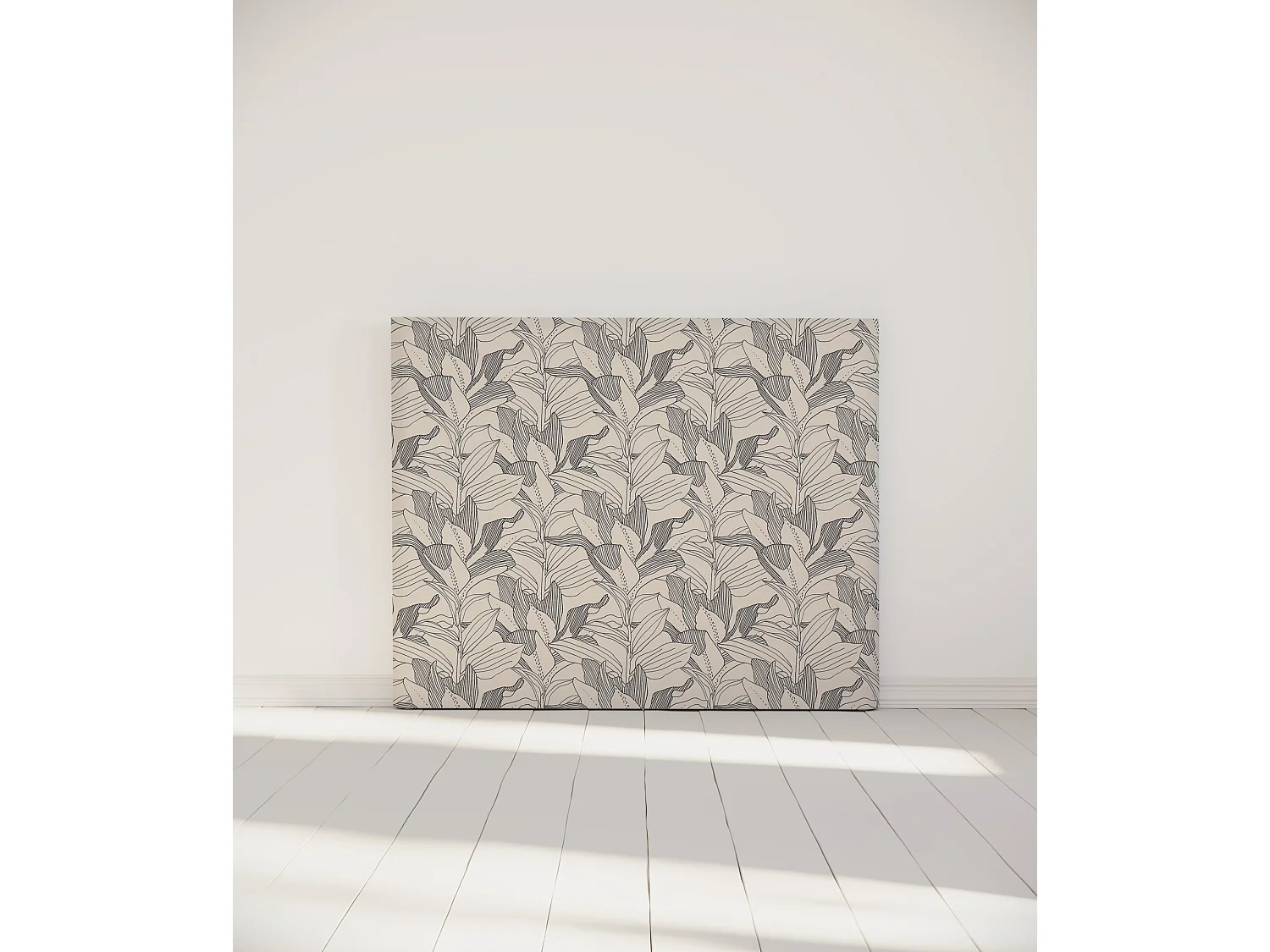 BELLECOUR LITERIE | Tête de lit déhoussable TONI 140x110 cm | Coloris Beige