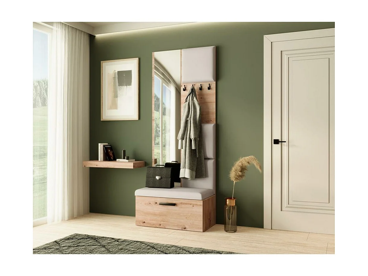 GARDEROBE Margaret III 81/203/43 avec panneaux rembourrés