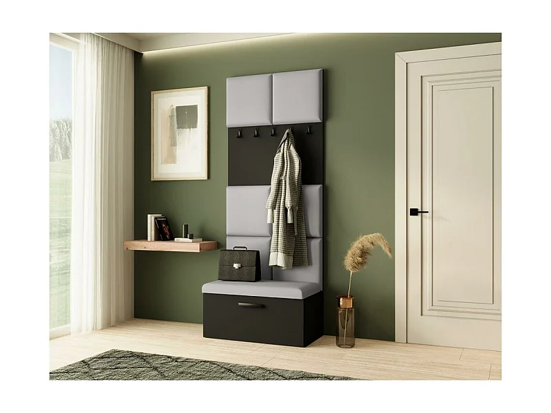 GARDEROBE Margaret I 81/203/43 met gestoffeerde panelen