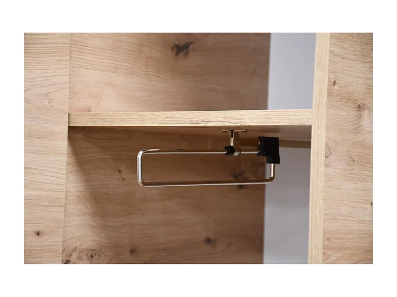 GARDEROBE Margaret XL 242/203/43 mit gepolsterten Paneelen und Schuhschrank