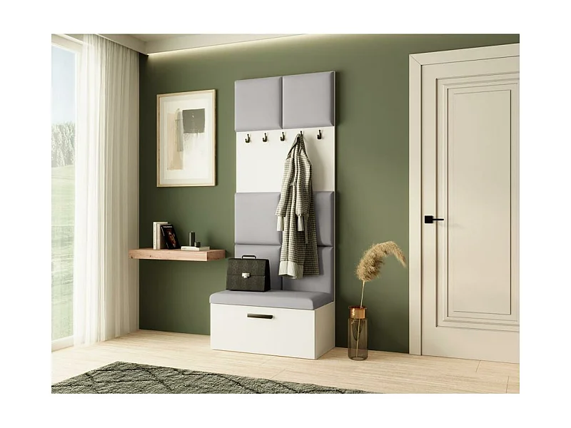 GARDEROBE Margaret I 81/203/43 met gestoffeerde panelen