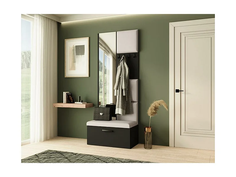 GARDEROBE Margaret III 81/203/43 avec panneaux rembourrés