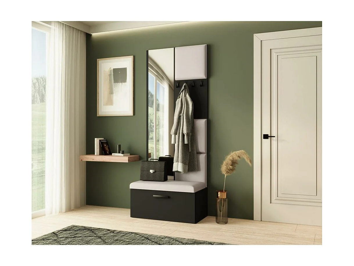 GARDEROBE Margaret III 81/203/43 avec panneaux rembourrés