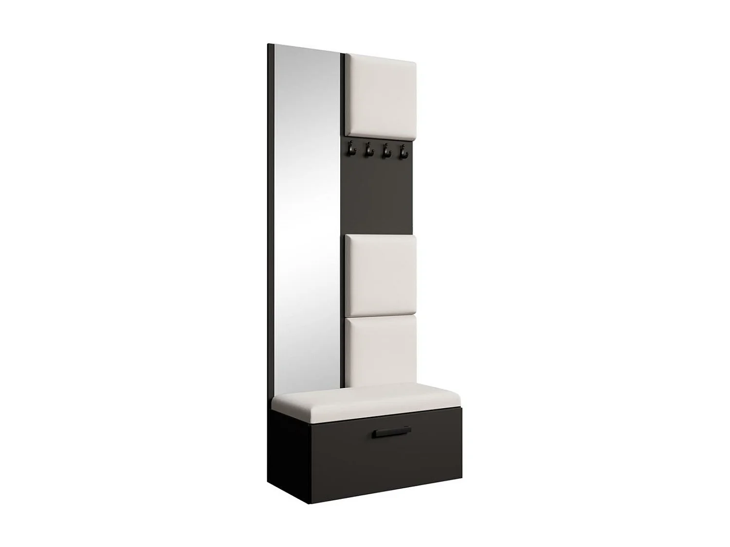 GARDEROBE Margaret III 81/203/43 avec panneaux rembourrés