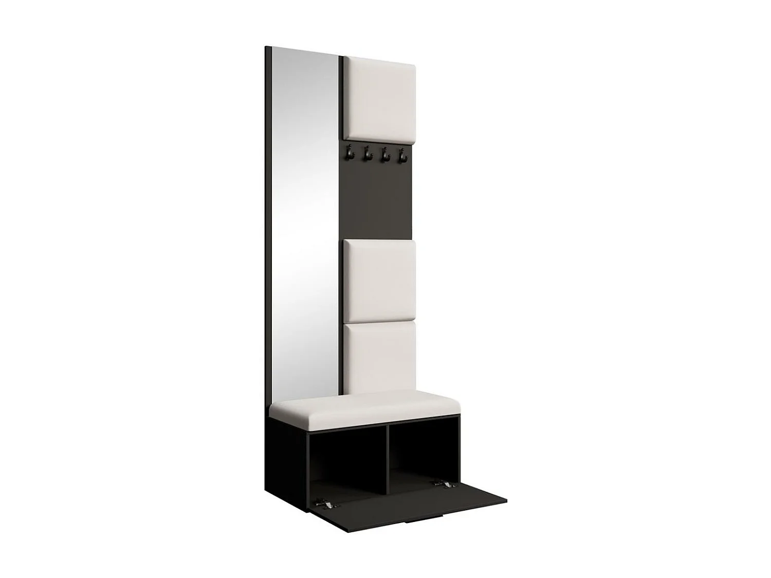 GARDEROBE Margaret III 81/203/43 avec panneaux rembourrés