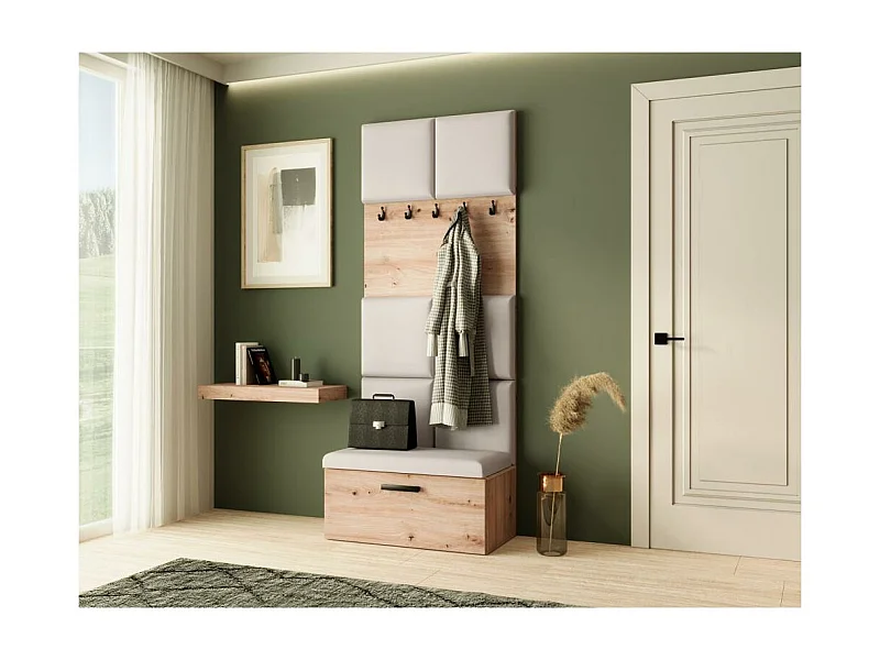 GARDEROBE Margaret I 81/203/43 met gestoffeerde panelen