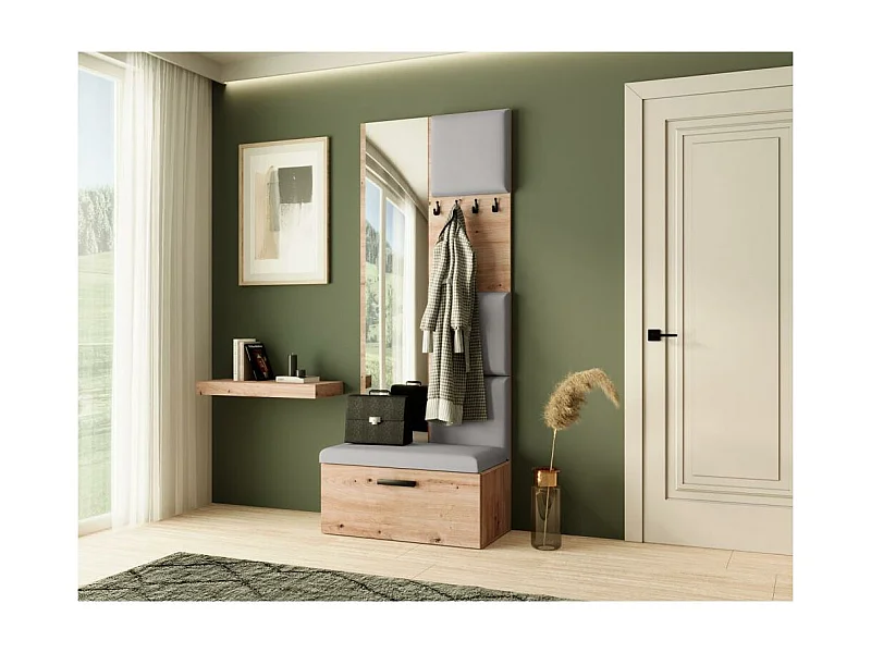 GARDEROBE Margaret III 81/203/43 avec panneaux rembourrés