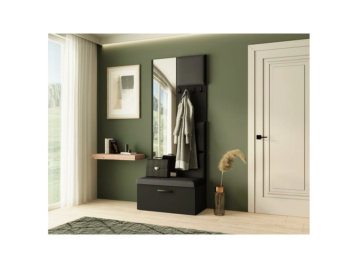 GARDEROBE Margaret III 81/203/43 mit gepolsterten Paneelen