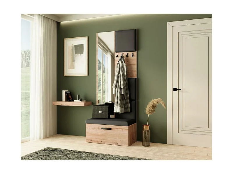 GARDEROBE Margaret III 81/203/43 avec panneaux rembourrés