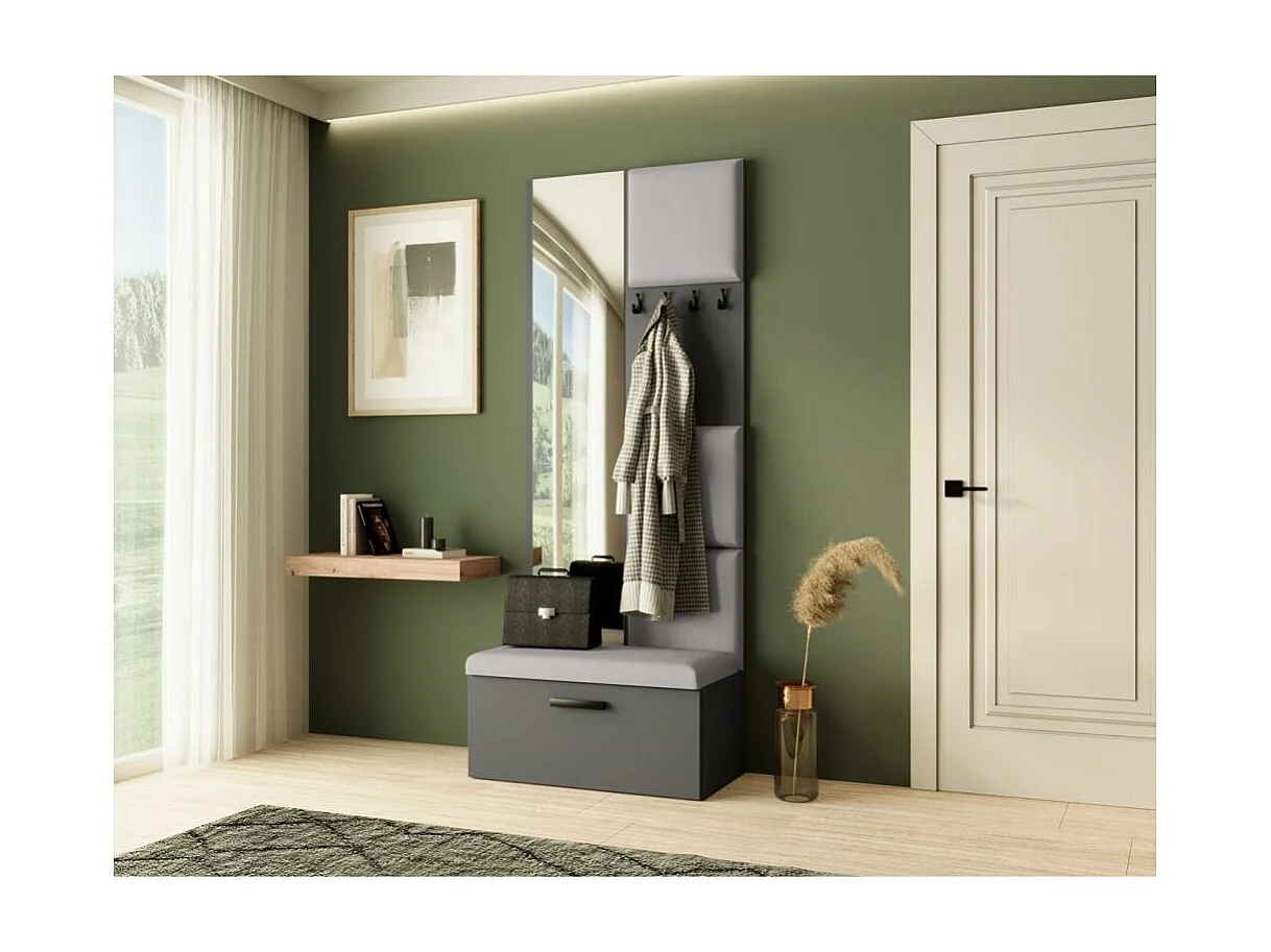 GARDEROBE Margaret III 81/203/43 avec panneaux rembourrés