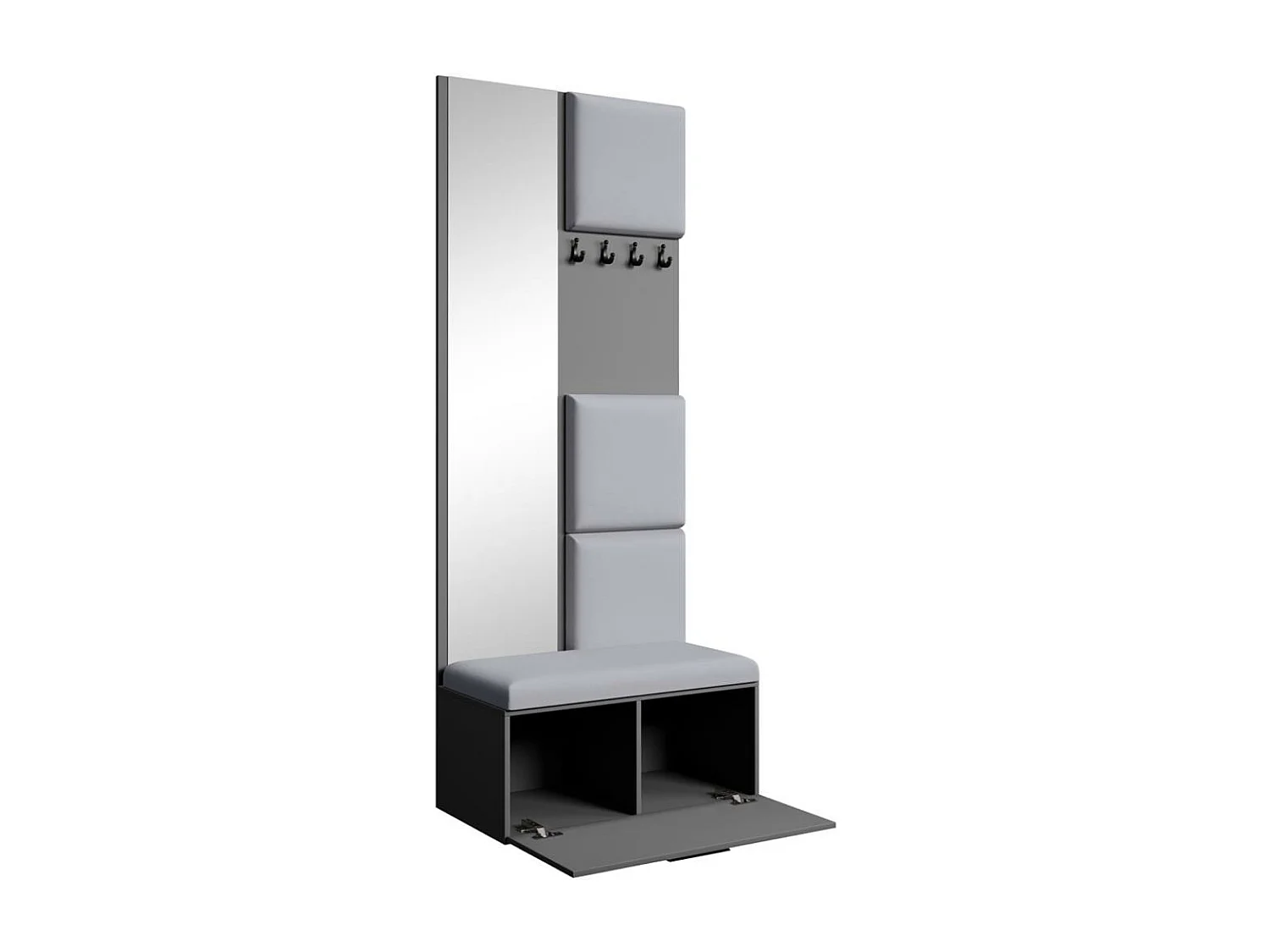 GARDEROBE Margaret III 81/203/43 avec panneaux rembourrés