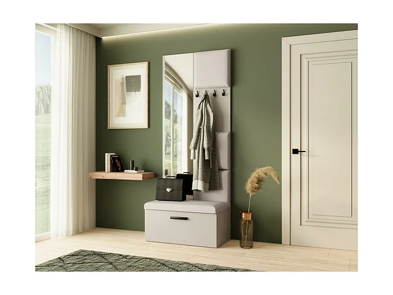 GARDEROBE Margaret III 81/203/43 met gestoffeerde panelen