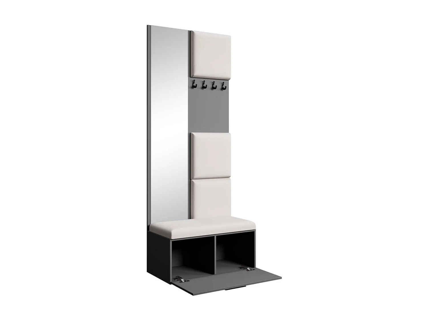 GARDEROBE Margaret III 81/203/43 avec panneaux rembourrés