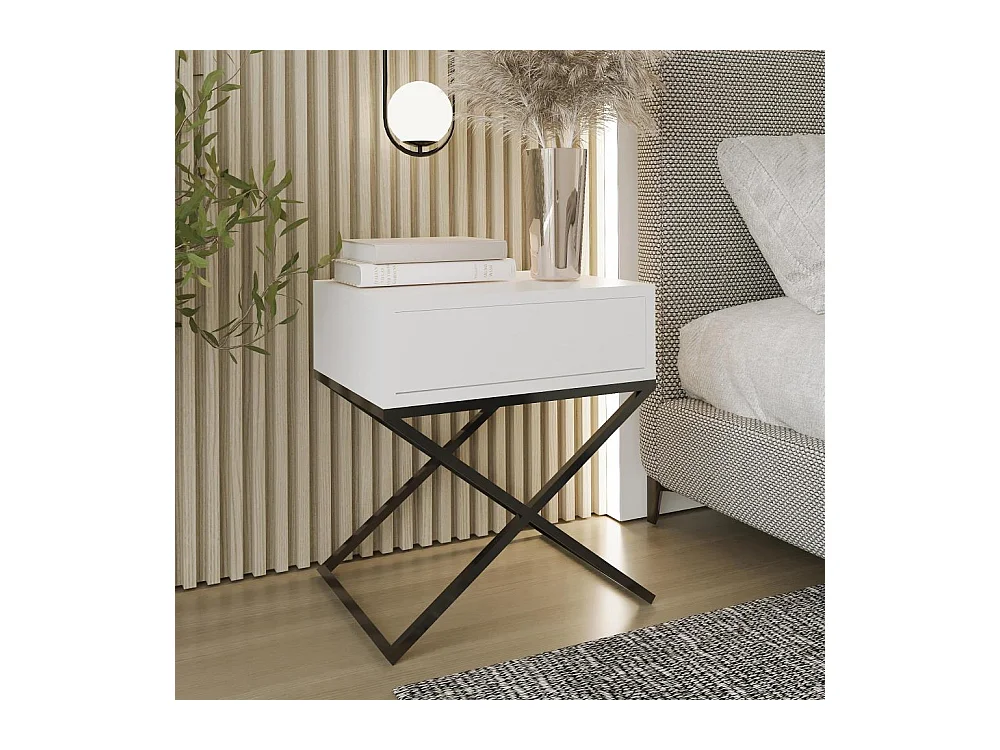 NACHTSCHRANK Max 45/50/35 weiß