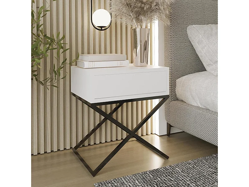 NACHTSCHRANK Max 45/50/35 weiß