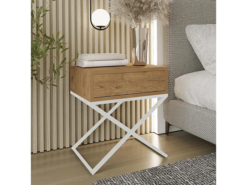 NACHTSCHRANK Max 45/50/35 eiche Wotan