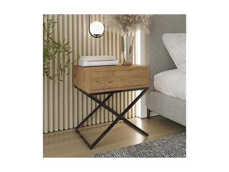 NACHTSCHRANK Max 45/50/35 eiche Wotan