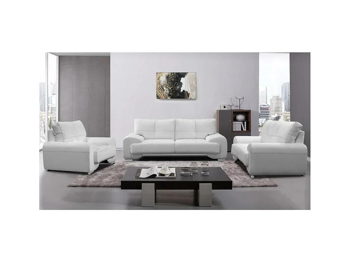 SOFA 3-SITZER Omega weiß